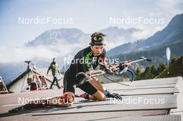 01.10.2021, Lavaze, Italy (ITA): Tommaso Giacomel (ITA) - Biathlon training, Lavaze (ITA). www.nordicfocus.com. © Modica/NordicFocus. Every downloaded picture is fee-liable.
