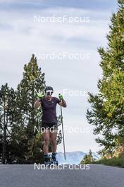 30.09.2021, Font-Romeu, France (FRA): Julia Simon (FRA) - Biathlon training, Font-Romeu (FRA). www.nordicfocus.com. © Leo Authamayou/NordicFocus. Every downloaded picture is fee-liable.