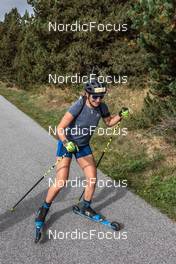 29.09.2021, Font-Romeu, France (FRA): Julia Simon (FRA) - Biathlon training, Font-Romeu (FRA). www.nordicfocus.com. © Leo Authamayou/NordicFocus. Every downloaded picture is fee-liable.