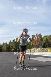 29.09.2021, Font-Romeu, France (FRA): Quentin Fillon Maillet (FRA) - Biathlon training, Font-Romeu (FRA). www.nordicfocus.com. © Leo Authamayou/NordicFocus. Every downloaded picture is fee-liable.