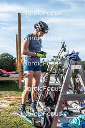 29.09.2021, Font-Romeu, France (FRA): Julia Simon (FRA) - Biathlon training, Font-Romeu (FRA). www.nordicfocus.com. © Leo Authamayou/NordicFocus. Every downloaded picture is fee-liable.