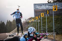 09.10.2021, Lavaze, Italy (ITA): Johannes Thingnes Boe (NOR) - Biathlon training, Lavaze (ITA). www.nordicfocus.com. © Vanzetta/NordicFocus. Every downloaded picture is fee-liable.