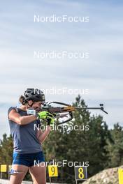 29.09.2021, Font-Romeu, France (FRA): Julia Simon (FRA) - Biathlon training, Font-Romeu (FRA). www.nordicfocus.com. © Leo Authamayou/NordicFocus. Every downloaded picture is fee-liable.