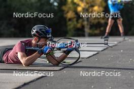 30.09.2021, Font-Romeu, France (FRA): Quentin Fillon Maillet (FRA) - Biathlon training, Font-Romeu (FRA). www.nordicfocus.com. © Leo Authamayou/NordicFocus. Every downloaded picture is fee-liable.