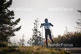 09.10.2021, Lavaze, Italy (ITA): Johannes Thingnes Boe (NOR) - Biathlon training, Lavaze (ITA). www.nordicfocus.com. © Vanzetta/NordicFocus. Every downloaded picture is fee-liable.