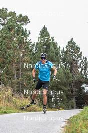 25.09.2021, Font-Romeu, France (FRA): Quentin Fillon Maillet (FRA) - Biathlon training, Font-Romeu (FRA). www.nordicfocus.com. © Leo Authamayou/NordicFocus. Every downloaded picture is fee-liable.