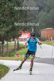 25.09.2021, Font-Romeu, France (FRA): Quentin Fillon Maillet (FRA) - Biathlon training, Font-Romeu (FRA). www.nordicfocus.com. © Leo Authamayou/NordicFocus. Every downloaded picture is fee-liable.