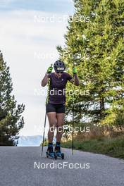 30.09.2021, Font-Romeu, France (FRA): Julia Simon (FRA) - Biathlon training, Font-Romeu (FRA). www.nordicfocus.com. © Leo Authamayou/NordicFocus. Every downloaded picture is fee-liable.