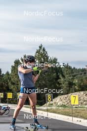 29.09.2021, Font-Romeu, France (FRA): Julia Simon (FRA) - Biathlon training, Font-Romeu (FRA). www.nordicfocus.com. © Leo Authamayou/NordicFocus. Every downloaded picture is fee-liable.