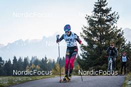 09.10.2021, Lavaze, Italy (ITA): Johannes Thingnes Boe (NOR) - Biathlon training, Lavaze (ITA). www.nordicfocus.com. © Vanzetta/NordicFocus. Every downloaded picture is fee-liable.