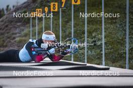 09.10.2021, Lavaze, Italy (ITA): Johannes Thingnes Boe (NOR) - Biathlon training, Lavaze (ITA). www.nordicfocus.com. © Vanzetta/NordicFocus. Every downloaded picture is fee-liable.