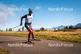 09.10.2021, Lavaze, Italy (ITA): Johannes Thingnes Boe (NOR) - Biathlon training, Lavaze (ITA). www.nordicfocus.com. © Vanzetta/NordicFocus. Every downloaded picture is fee-liable.