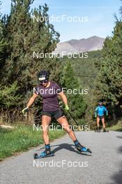 30.09.2021, Font-Romeu, France (FRA): Julia Simon (FRA) - Biathlon training, Font-Romeu (FRA). www.nordicfocus.com. © Leo Authamayou/NordicFocus. Every downloaded picture is fee-liable.