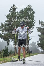 25.09.2021, Font-Romeu, France (FRA): Quentin Fillon Maillet (FRA) - Biathlon training, Font-Romeu (FRA). www.nordicfocus.com. © Leo Authamayou/NordicFocus. Every downloaded picture is fee-liable.