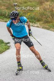 25.09.2021, Font-Romeu, France (FRA): Quentin Fillon Maillet (FRA) - Biathlon training, Font-Romeu (FRA). www.nordicfocus.com. © Leo Authamayou/NordicFocus. Every downloaded picture is fee-liable.