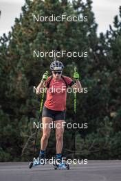 28.09.2021, Font-Romeu, France (FRA): Julia Simon (FRA) - Biathlon training, Font-Romeu (FRA). www.nordicfocus.com. © Leo Authamayou/NordicFocus. Every downloaded picture is fee-liable.