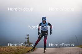 09.10.2021, Lavaze, Italy (ITA): Johannes Thingnes Boe (NOR) - Biathlon training, Lavaze (ITA). www.nordicfocus.com. © Vanzetta/NordicFocus. Every downloaded picture is fee-liable.