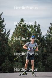 29.09.2021, Font-Romeu, France (FRA): Quentin Fillon Maillet (FRA) - Biathlon training, Font-Romeu (FRA). www.nordicfocus.com. © Leo Authamayou/NordicFocus. Every downloaded picture is fee-liable.