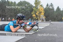 25.09.2021, Font-Romeu, France (FRA): Quentin Fillon Maillet (FRA) - Biathlon training, Font-Romeu (FRA). www.nordicfocus.com. © Leo Authamayou/NordicFocus. Every downloaded picture is fee-liable.