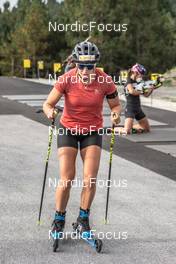 25.09.2021, Font-Romeu, France (FRA): Julia Simon (FRA) - Biathlon training, Font-Romeu (FRA). www.nordicfocus.com. © Leo Authamayou/NordicFocus. Every downloaded picture is fee-liable.