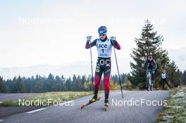 09.10.2021, Lavaze, Italy (ITA): Johannes Thingnes Boe (NOR) - Biathlon training, Lavaze (ITA). www.nordicfocus.com. © Vanzetta/NordicFocus. Every downloaded picture is fee-liable.