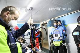 17.02.2021, Pokljuka, Slovenia (SLO): Quentin Fillon Maillet (FRA) - IBU World Championships Biathlon, individual men, Pokljuka (SLO). www.nordicfocus.com. © Manzoni/NordicFocus. Every downloaded picture is fee-liable.