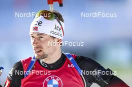 17.02.2021, Pokljuka, Slovenia (SLO): Sturla Holm Laegreid (NOR) - IBU World Championships Biathlon, individual men, Pokljuka (SLO). www.nordicfocus.com. © Manzoni/NordicFocus. Every downloaded picture is fee-liable.