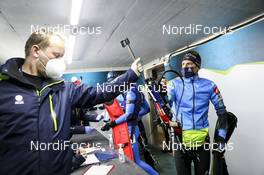 17.02.2021, Pokljuka, Slovenia (SLO): Quentin Fillon Maillet (FRA) - IBU World Championships Biathlon, individual men, Pokljuka (SLO). www.nordicfocus.com. © Manzoni/NordicFocus. Every downloaded picture is fee-liable.