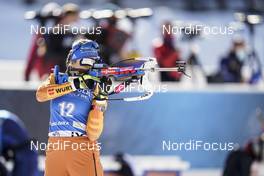 16.02.2021, Pokljuka, Slovenia (SLO): Franziska Preuss (GER) - IBU World Championships Biathlon, individual women, Pokljuka (SLO). www.nordicfocus.com. © Thibaut/NordicFocus. Every downloaded picture is fee-liable.