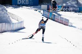 16.02.2021, Pokljuka, Slovenia (SLO): Clare Egan (USA) - IBU World Championships Biathlon, individual women, Pokljuka (SLO). www.nordicfocus.com. © Manzoni/NordicFocus. Every downloaded picture is fee-liable.