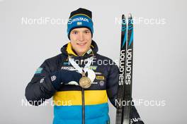 10.02.2021, Pokljuka, Slovenia (SLO): Sebastian Samuelsson (SWE) - IBU World Championships Biathlon, medals, Pokljuka (SLO). www.nordicfocus.com. © Manzoni/NordicFocus. Every downloaded picture is fee-liable.