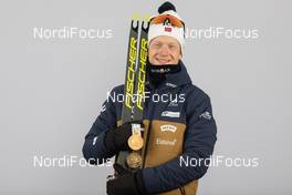 14.02.2021, Pokljuka, Slovenia (SLO): Johannes Thingnes Boe (NOR) - IBU World Championships Biathlon, medals, Pokljuka (SLO). www.nordicfocus.com. © Manzoni/NordicFocus. Every downloaded picture is fee-liable.