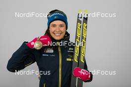 10.02.2021, Pokljuka, Slovenia (SLO): Hanna Oeberg (SWE) - IBU World Championships Biathlon, medals, Pokljuka (SLO). www.nordicfocus.com. © Manzoni/NordicFocus. Every downloaded picture is fee-liable.