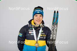 10.02.2021, Pokljuka, Slovenia (SLO): Sebastian Samuelsson (SWE) - IBU World Championships Biathlon, medals, Pokljuka (SLO). www.nordicfocus.com. © Manzoni/NordicFocus. Every downloaded picture is fee-liable.