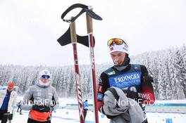 12.02.2021, Pokljuka, Slovenia (SLO): Sturla Holm Laegreid (NOR) - IBU World Championships Biathlon, sprint men, Pokljuka (SLO). www.nordicfocus.com. © Manzoni/NordicFocus. Every downloaded picture is fee-liable.