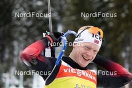 09.02.2021, Pokljuka, Slovenia (SLO): Johannes Thingnes Boe (NOR) - IBU World Championships Biathlon, training, Pokljuka (SLO). www.nordicfocus.com. © Manzoni/NordicFocus. Every downloaded picture is fee-liable.