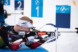 09.02.2021, Pokljuka, Slovenia (SLO): Johannes Thingnes Boe (NOR) - IBU World Championships Biathlon, training, Pokljuka (SLO). www.nordicfocus.com. © Manzoni/NordicFocus. Every downloaded picture is fee-liable.