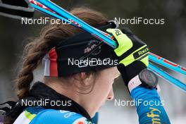 09.02.2021, Pokljuka, Slovenia (SLO): Anais Chevalier-Bouchet (FRA) - IBU World Championships Biathlon, training, Pokljuka (SLO). www.nordicfocus.com. © Manzoni/NordicFocus. Every downloaded picture is fee-liable.