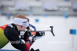 09.02.2021, Pokljuka, Slovenia (SLO): Johannes Thingnes Boe (NOR) - IBU World Championships Biathlon, training, Pokljuka (SLO). www.nordicfocus.com. © Manzoni/NordicFocus. Every downloaded picture is fee-liable.