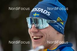 09.02.2021, Pokljuka, Slovenia (SLO): Sebastian Samuelsson (SWE) - IBU World Championships Biathlon, training, Pokljuka (SLO). www.nordicfocus.com. © Manzoni/NordicFocus. Every downloaded picture is fee-liable.