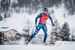 01.01.2021 Val Mustair, Switzerland (SUI): Federico Pellegrino (ITA) - FIS world cup cross-country, tour de ski, individual sprint, Val Mustair (SUI). www.nordicfocus.com. © Modica/NordicFocus. Every downloaded picture is fee-liable.