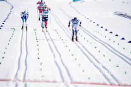 25.02.2021, Oberstdorf, Germany (GER): Anamarija Lampic (SLO), Maiken Caspersen Falla (NOR), Jonna Sundling (SWE), (l-r) - FIS nordic world ski championships cross-country, individual sprint, Oberstdorf (GER). www.nordicfocus.com. © Thibaut/NordicFocus. Every downloaded picture is fee-liable.