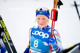 27.02.2021, Oberstdorf, Germany (GER): Frida Karlsson (SWE) - FIS nordic world ski championships cross-country, skiathlon women, Oberstdorf (GER). www.nordicfocus.com. © Modica/NordicFocus. Every downloaded picture is fee-liable.