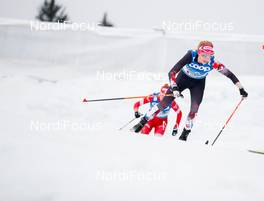 27.02.2021, Oberstdorf, Germany (GER): Teresa Stadlober (AUT) - FIS nordic world ski championships cross-country, skiathlon women, Oberstdorf (GER). www.nordicfocus.com. © Modica/NordicFocus. Every downloaded picture is fee-liable.