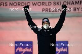 27.02.2021, Oberstdorf, Germany (GER): Jarl Magnus Riiber (NOR) - FIS nordic world ski championships nordic combined men, medals, Oberstdorf (GER). www.nordicfocus.com. © Thibaut/NordicFocus. Every downloaded picture is fee-liable.