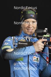 01.12.2021, Oestersund, Sweden, (SWE): Anais Bescond (FRA) - IBU World Cup Biathlon, photoshooting, Oestersund (SWE). www.nordicfocus.com. © Manzoni/NordicFocus. Every downloaded picture is fee-liable.