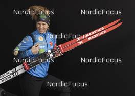 01.12.2021, Oestersund, Sweden, (SWE): Anais Bescond (FRA) - IBU World Cup Biathlon, photoshooting, Oestersund (SWE). www.nordicfocus.com. © Manzoni/NordicFocus. Every downloaded picture is fee-liable.