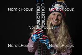 30.11.2021, Lillehammer, Norway (NOR): Jessie Diggins (USA) - FIS world cup cross-country, photoshooting, Lillehammer (NOR). www.nordicfocus.com. © Thibaut/NordicFocus. Every downloaded picture is fee-liable.