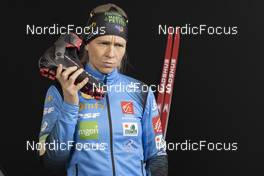 01.12.2021, Oestersund, Sweden, (SWE): Anais Bescond (FRA) - IBU World Cup Biathlon, photoshooting, Oestersund (SWE). www.nordicfocus.com. © Manzoni/NordicFocus. Every downloaded picture is fee-liable.