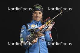 01.12.2021, Oestersund, Sweden, (SWE): Anais Bescond (FRA) - IBU World Cup Biathlon, photoshooting, Oestersund (SWE). www.nordicfocus.com. © Manzoni/NordicFocus. Every downloaded picture is fee-liable.